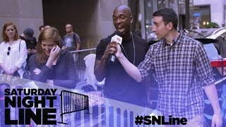 Saturday Night Line SNLs Jay Pharoah Plays Tailgate Toss [upl. by Htidirem79]