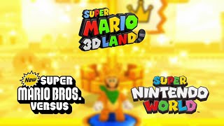 Super Mario 3D Land  Special World 8 Crown MASHUP SM3DL  NSMBVS  Super Nintendo World [upl. by Aric]