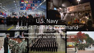 Navy Recruit Training Command Graduation on Thursday November 16 2023 [upl. by Cuttie996]