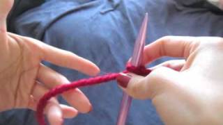 Knitting How To Cast On Casting On Step By Step Tutorial [upl. by Megen340]