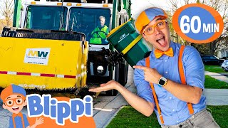 Blippi Explores Garbage Trucks Excavators and More  Vehicles For Kids  Educational Videos [upl. by Earb]