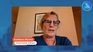 Kathleen Wynne reflects on her doorknocking experience for Harris in Philadelphia [upl. by Acenahs59]