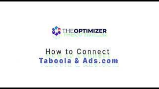 Taboola amp Adscom  How to connect Adscom to Taboola [upl. by Akcirederf302]