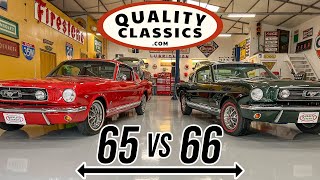 65 vs 66 Mustang GT [upl. by Mollee]