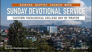 ETC Day of Prayer  Sunday Devotional Service  17112024 [upl. by Noseimaj]