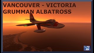 Vancouver CYVR to Victoria CYWH  Grumman Albatross  MSFS 2024 [upl. by Neitsirhc]