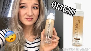 NEW ST MORIZ CLEAR MOUSSE  TESTED FULL REVIEW AND COMPARE  NEVER AGAIN [upl. by Stuppy]