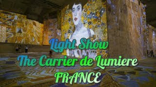 Amazing Light Show at the Carrier de Lumiere France [upl. by Beesley767]