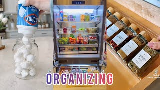 random organizing and restocking tiktok compilation 🍎🍋 [upl. by Einberger]