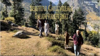 Gahil village kalam swat  Gahil top  beautiful nature [upl. by Raimondo486]