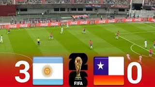 ARGENTINA vs CHILE 30  FIFA World Cup 2026 Qualification  Match Highlights [upl. by Ahterahs]