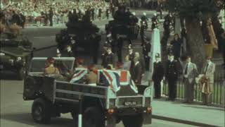 Funeral Procession of Lord Louis Mountbatten  Assassinated by the Provisional IRA  Sept 1979 [upl. by Bunce]