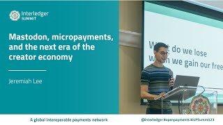 Mastodon micropayments and the next era of the creator economy [upl. by Airakaz]