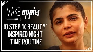 10 step K Beauty inspired Night Time Routine [upl. by Otrevogir]