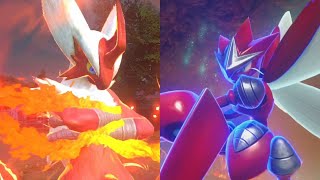 Mega Blaziken Vs Mega Scizor  Pokkén Tournament Dx [upl. by Aillicirp990]