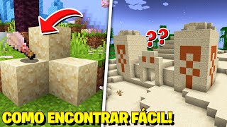 🔥 MINECRAFT 120  COMO ENCONTRAR A AREIA SUSPEITA NO MINECRAFT JAVA E BEDROCK [upl. by Anegal]