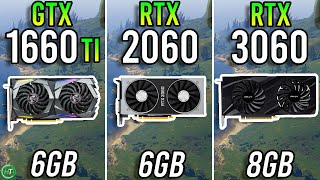 GTX 1660 Ti vs RTX 2060 vs RTX 3060  Tested in 2023 [upl. by Annailuj]