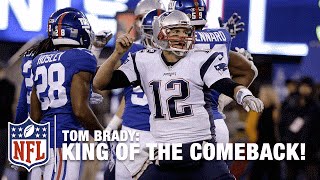 Tom Bradys Top 3 Regular Season Comebacks  NFL [upl. by Ecnerewal]