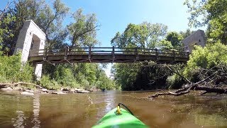 Menomonee River Frontier Park to Jacobus Park Wisconsin [upl. by Egag]