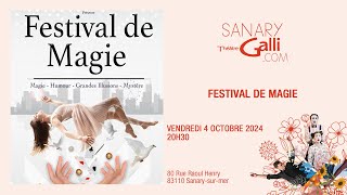 Festival de magie  Vendredi 4 Octobre 2024  Théâtre Galli [upl. by Pandich951]