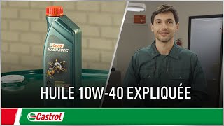 Huile 10W40 expliquée  Types dhuile moteur pour motos  Castrol France [upl. by Nolur568]