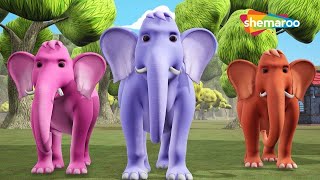 Haathi Aaya 3D Rhyme  Elephant Songs  Tamil Rhymes for Kids  Shemaroo Kids Tamil [upl. by Ttessil58]