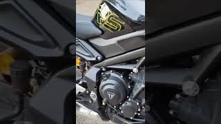 Triumph street triple number plate installation done 🔥 I road legal weapon [upl. by Pennington]