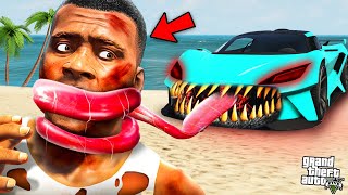 GTA 5  Franklins New Car Is A Cursed Killer Car GTA 5 [upl. by Aicilif831]