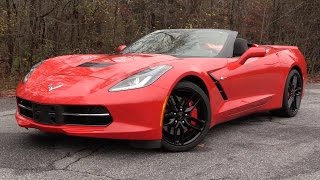 2016 Chevrolet Corvette Stingray Z51 Convertible Start Up Road Test and In Depth Review [upl. by Eilac]