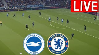 🔴 LIVE  Brighton vs Chelsea  Premier League 2324  Full Match Pes 21 Video Simulation Game [upl. by Ettennod999]