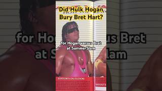 Bret Hart vs Hulk Hogan was supposed to happen at SummerSlam 1993 wwe hulkhogan brethart short [upl. by Layol]