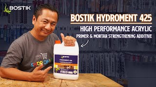 Bostik Hydroment 425  High Performance Acrylic Primer amp Mortar Strengthening Additive [upl. by Mcneely]