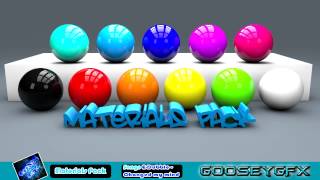 Cinema 4D FREE Material Pack [upl. by Ahseiyk]