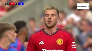 Manchester united VS Lyon HIGHLIGHTS • 2023  Football football manchesterunited [upl. by Tnirb506]