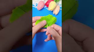 Pick up a ginkgo leaf and make a bird that flaps its wings Lively and interesting Handmade DIY [upl. by Ahsats46]