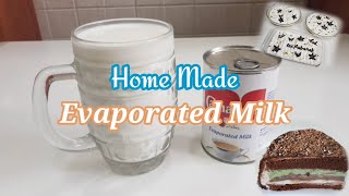 HOW TO MAKE EVAPORATED MILK IN OUR HOMEMALAYALAMCOOKING amp MY KIDS [upl. by Anrim791]