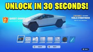 How To GET CYBERTRUCK RIGHT NOW in Fortnite FREE [upl. by Nealah827]