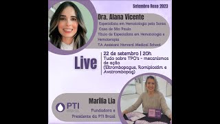 LIVE — TUDO SOBRE TPOS MECANISMOS DE AÇÃO EltrombopagueRomiplostim 22092023 SETEMBRO ROXO [upl. by Gorrono788]