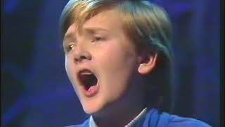 Aled Jones – Walking In The Air Studio TOTP [upl. by Nomead]