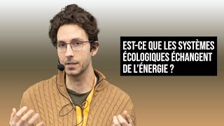 ESTCE QUE LES SYSTÈMES ÉCOLOGIQUES ÉCHANGENT DE LÉNERGIE [upl. by Stichter]