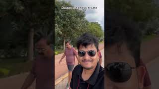 Evening at Lake in Bangalore lake yelahanka bangalore trending shortvideo [upl. by Anelak]