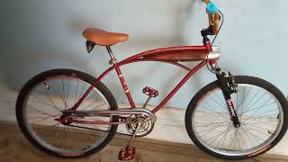 1962 mercury fleetwing 26quot klunker bike build [upl. by Nylek]