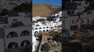 Merichas greece travel greekislands kythnos cyclades aerialvideography port seaside greek [upl. by Airetas717]