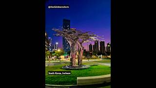 38 Traveling in South Korea Incheon Songdo Central Park Incheon DownTown [upl. by Nimaj]