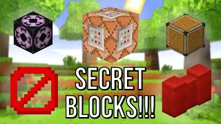 How to get SECRET Blocks in Minecraft Bedrock [upl. by Morgana]