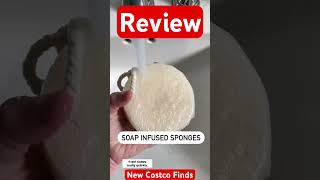 Soap Infused Sponges at Costco  Spongelle Dupe cost 75 less costcofinds [upl. by Oler93]