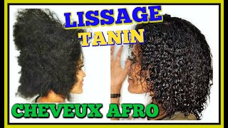 ➳ LISSAGE TANIN cheveux AFRO CRÉPU 🌿Quel RÉSULTAT peuton OBTENIR❓TANINO THERAPY➕AvantAprès [upl. by Etterb]