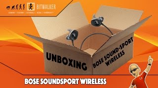 Unboxing BOSE SOUNDSPORT WIRELESS  GER [upl. by Adnilim]