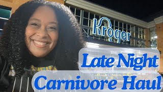 Carnivore Diet Kroger Mini Shopping Haul Family of 4🛒 [upl. by Atteroc933]