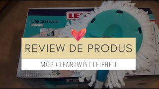 Review Set mop Clean Twist de la Leifheit [upl. by Grishilde]